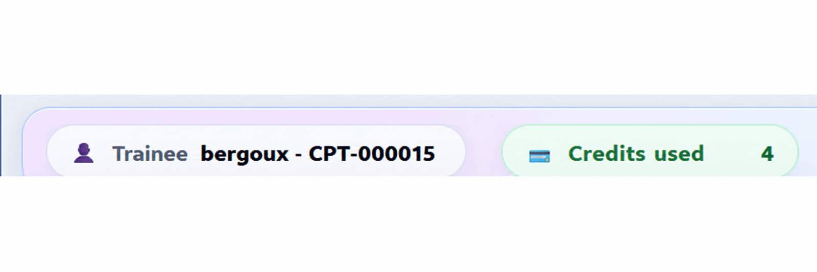 2.1 Learner header and credits