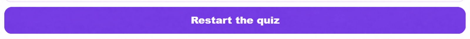 Restart the quiz button after a completed Overall quiz